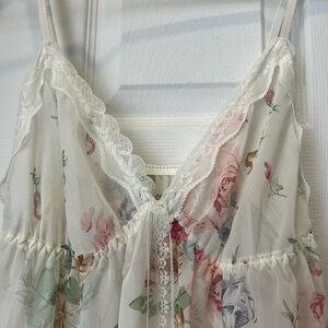 Vintage Floral Slip Dress